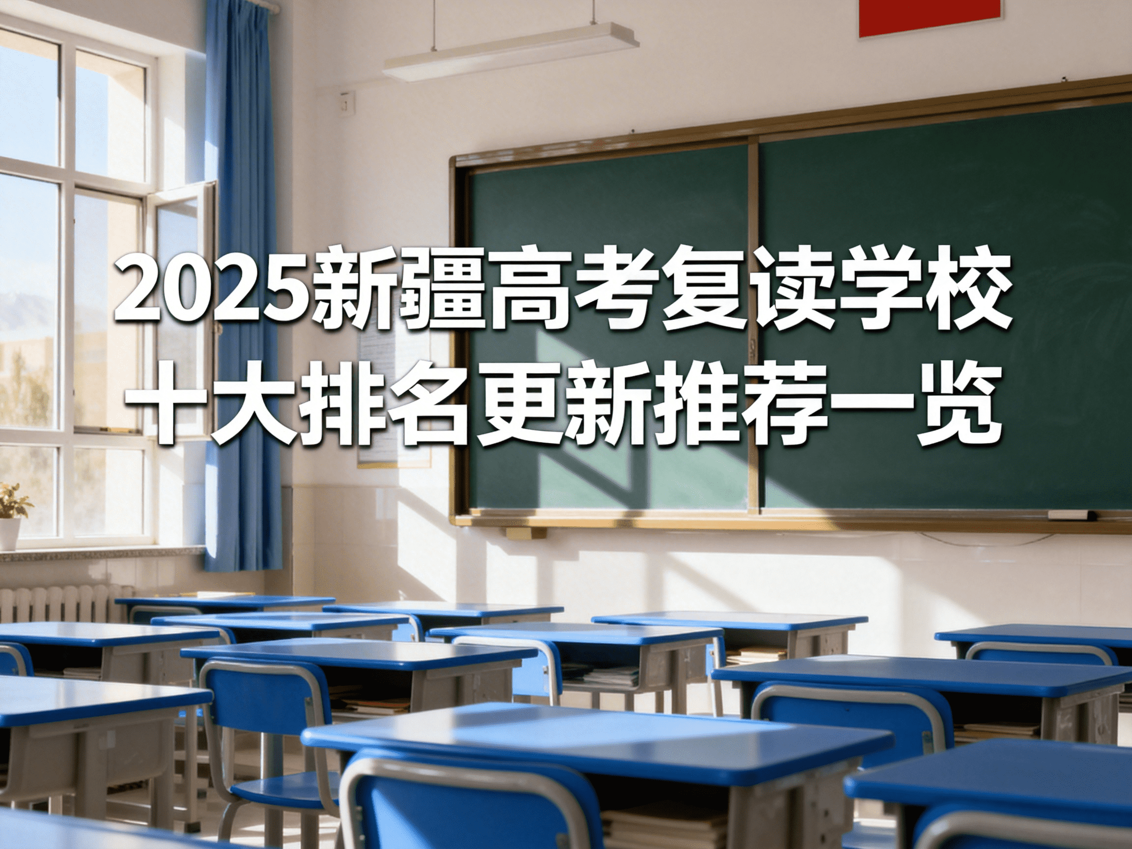 jimeng-2026-04-14-2957-封面图,标题为“2025 新疆高考复读学校十大排名更新推荐一览”,简约大气,突出..._new.png